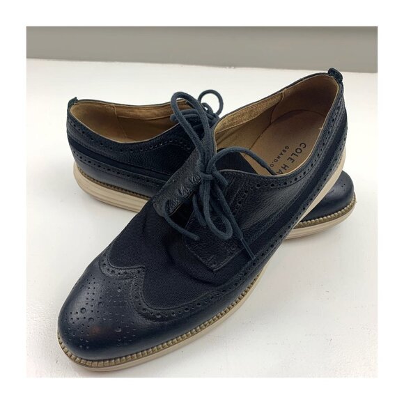 Cole Haan Grand OS Wingtip Oxford Shoes Men's 9.5 - Picture 1 of 10